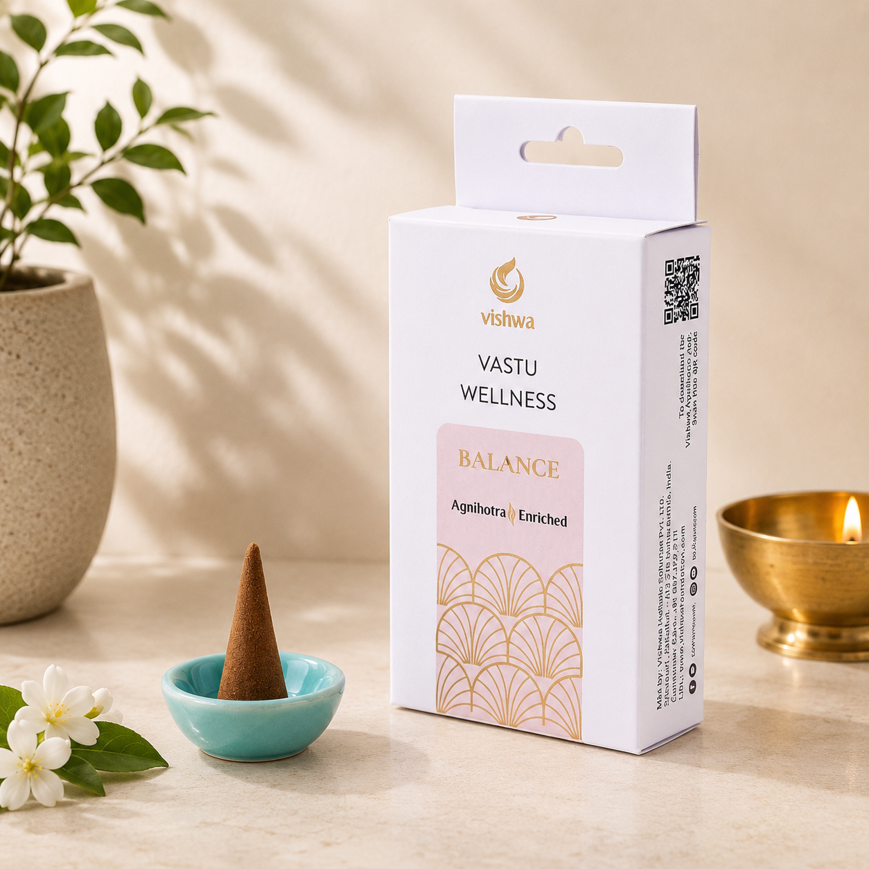 Vastu Wellness Incense Cone - Balance 