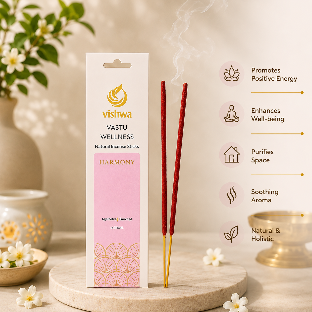 Vastu Wellness Incense Sticks - Harmony 3