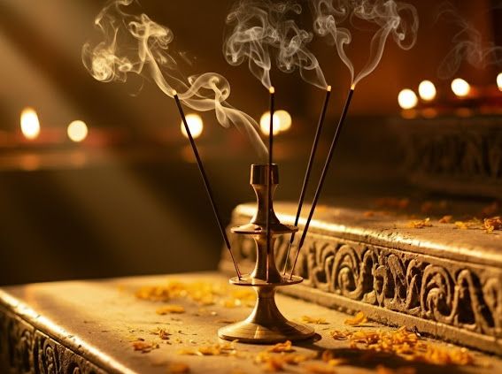 Brass Agarbatti Stand 2