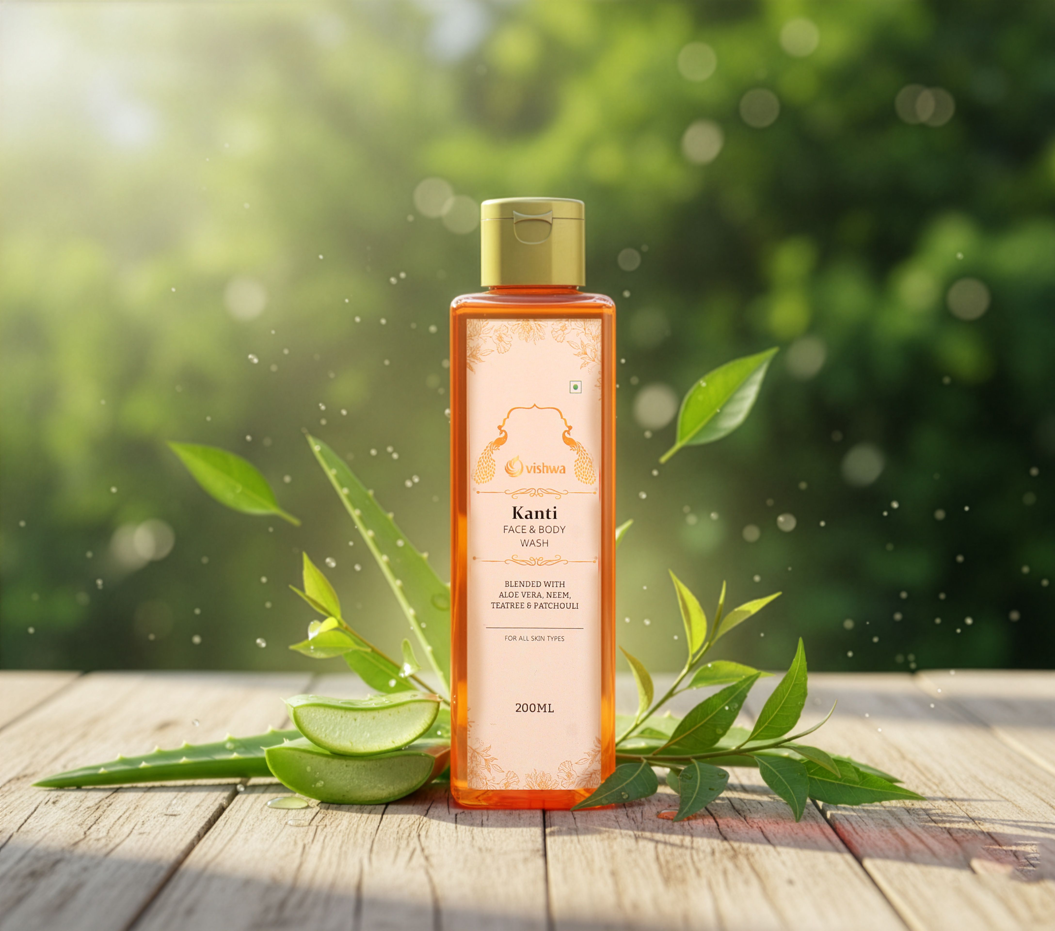 Kanti Face & Body Wash 200ml 2