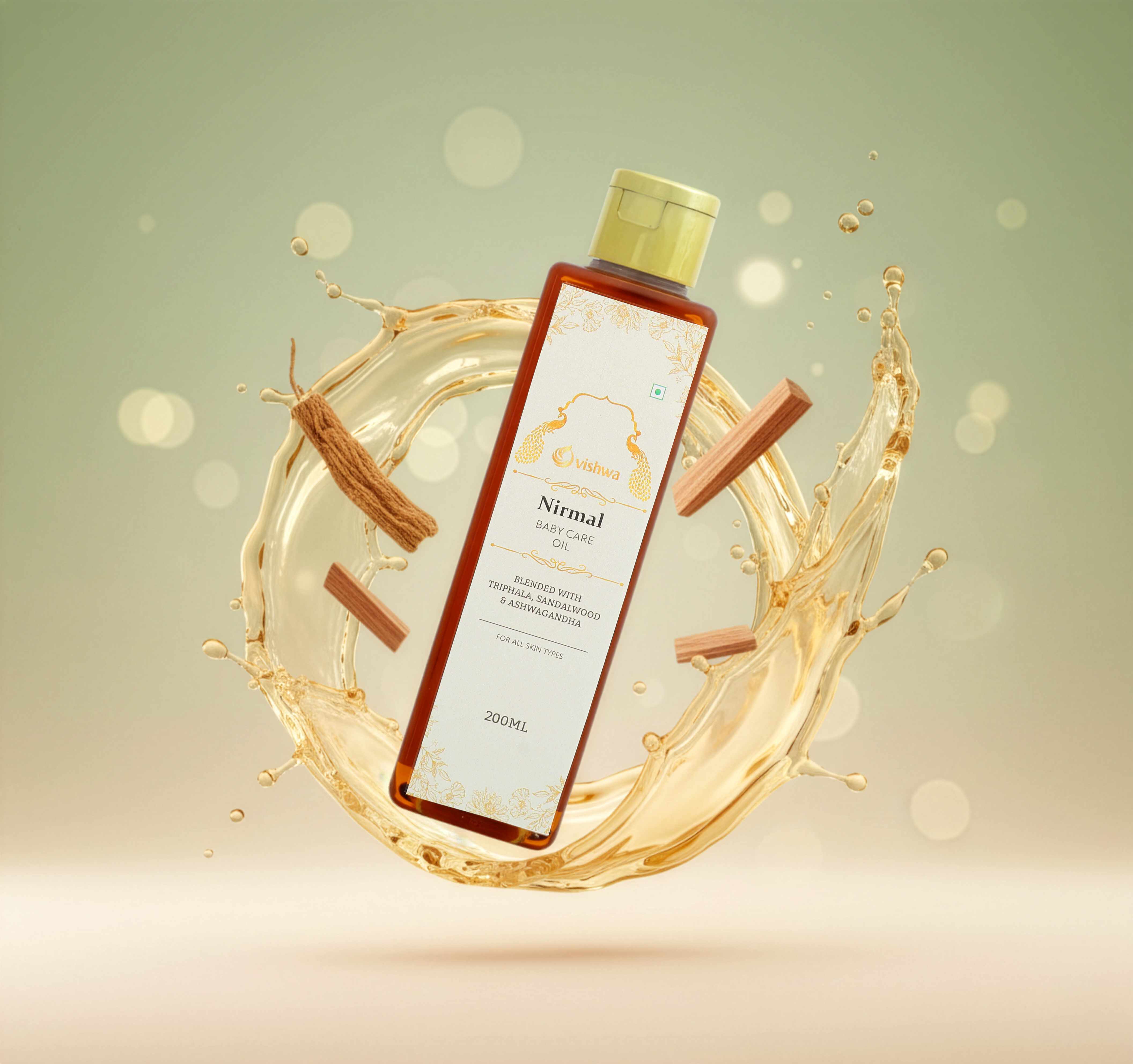 Nirmal Baby Care Oil 200ml 3