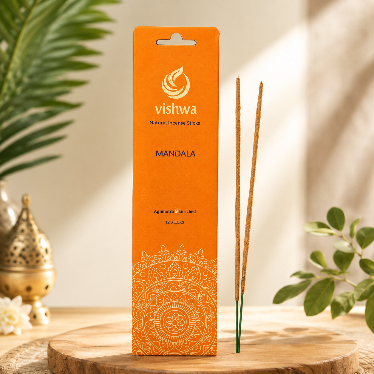 Mandala Incense Sticks- Orange 