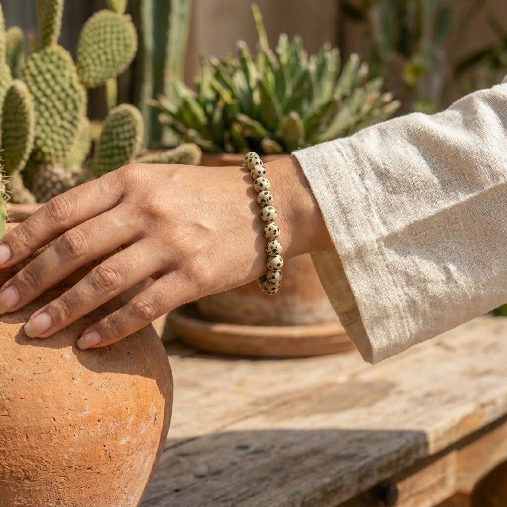 Dalmatian Jasper Energy Bracelet 4