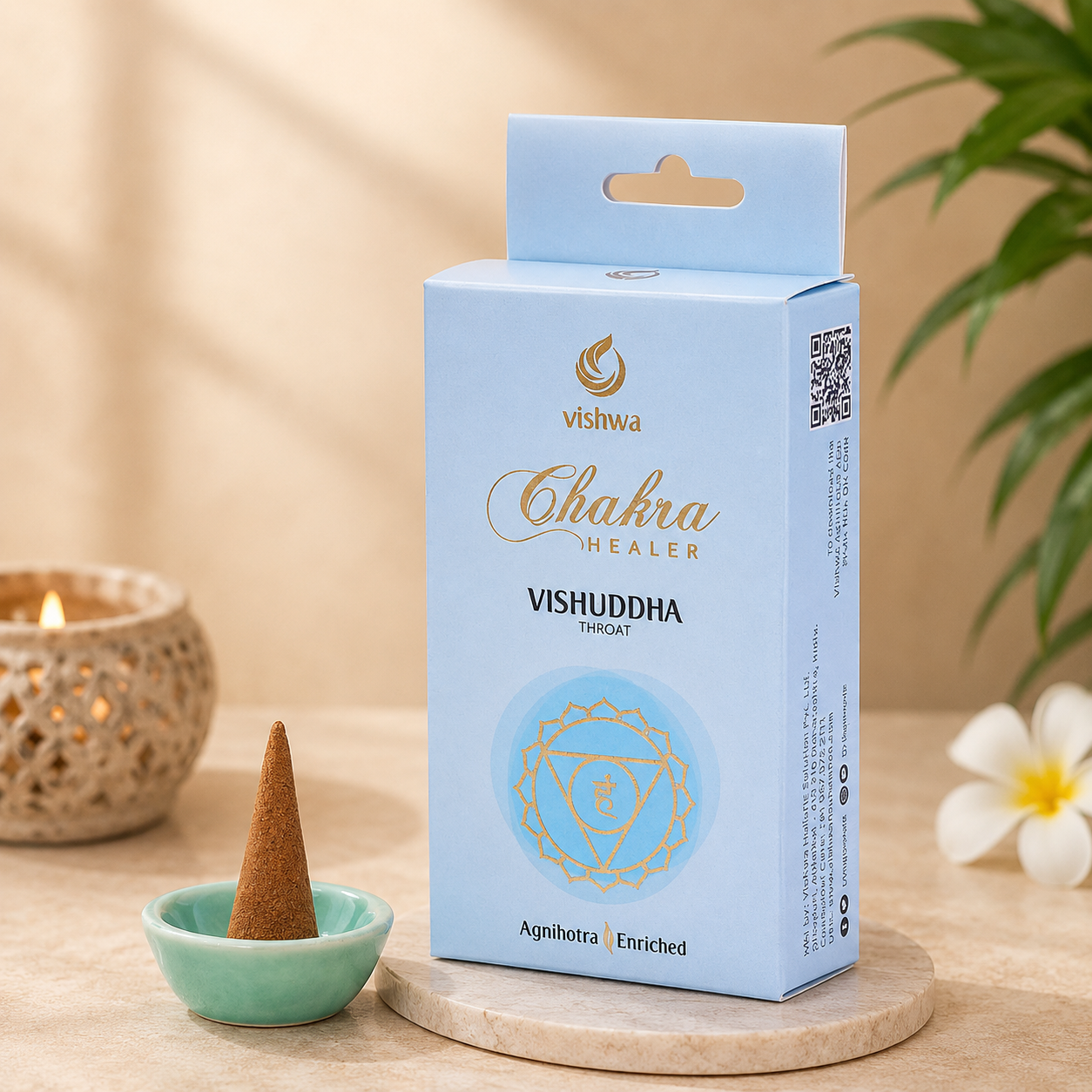 Chakra Healer Incense Cones - Vishuddha