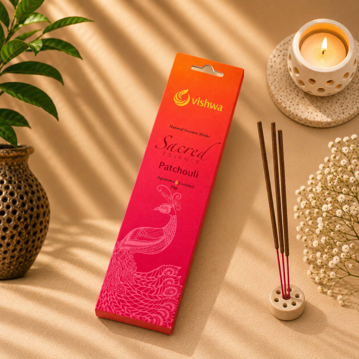 Sacred Essence Incense Sticks - Patchouli 2