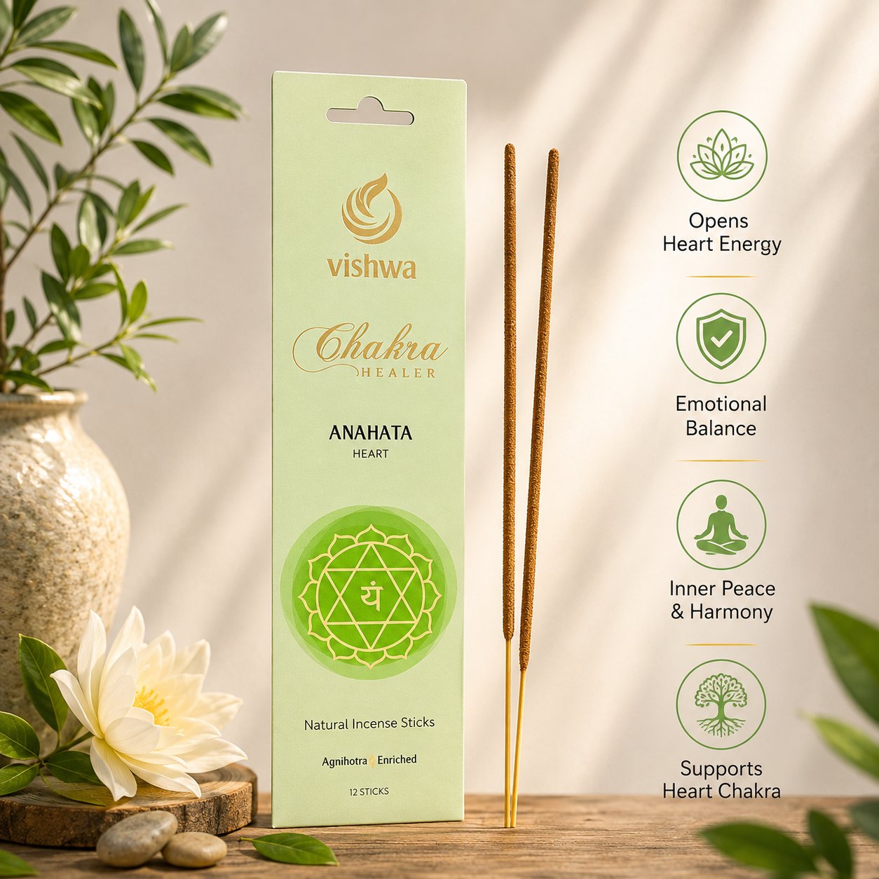 Chakra Healer Incense Sticks - Anahata 3