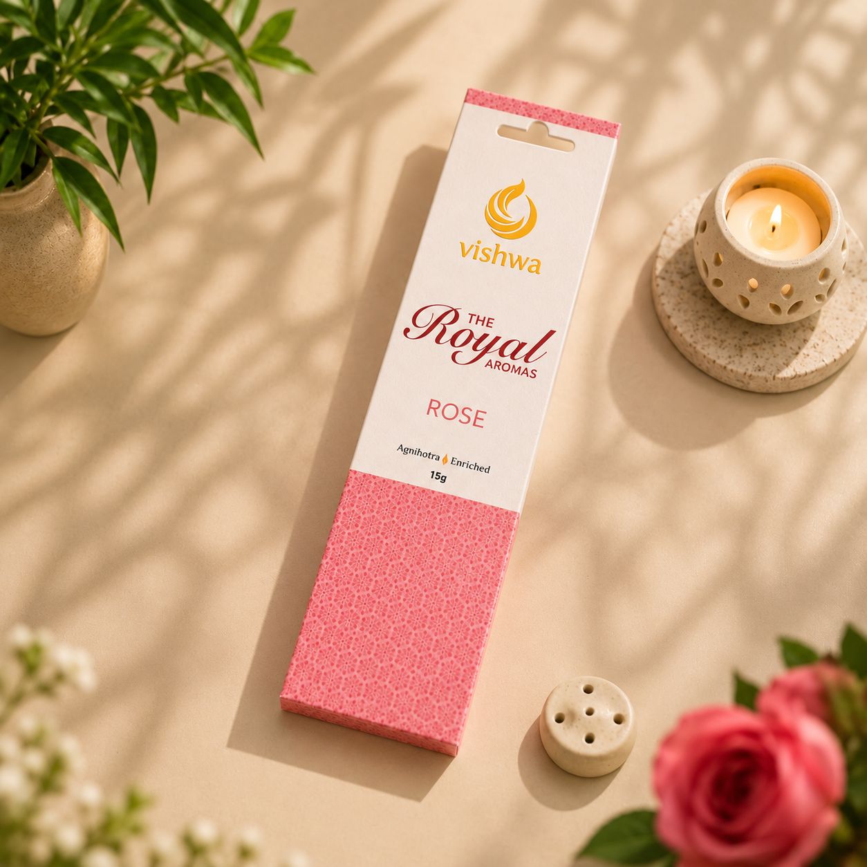Royal Aromas Incense Sticks - Rose 2