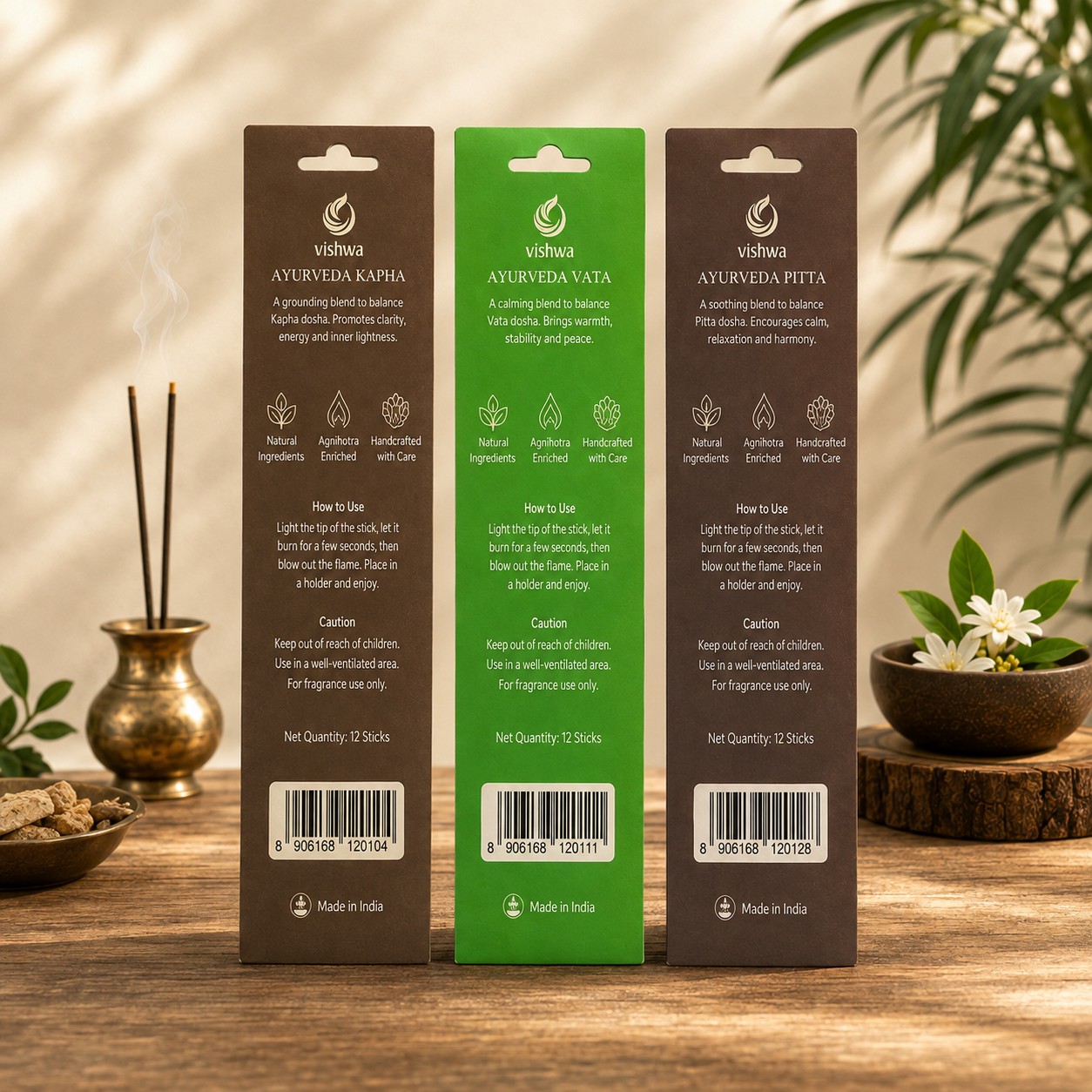 Ayurveda Incense Stick Bundle (Kapha + Vata + Pitta) 2
