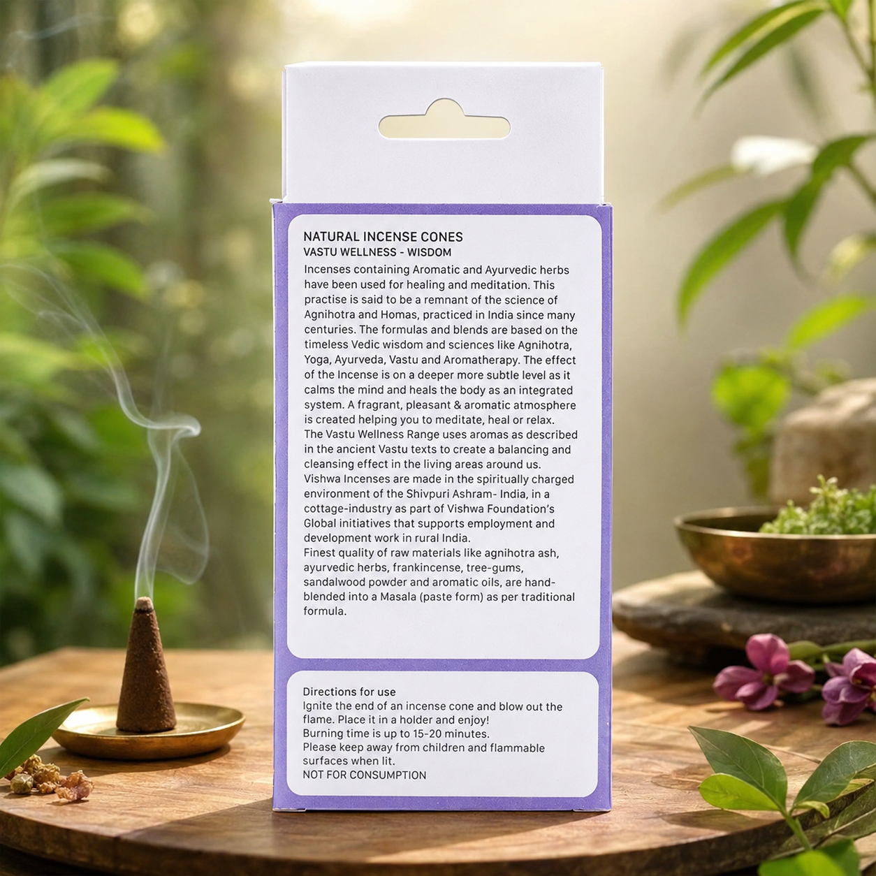 Vastu Wellness Incense Cones - Wisdom 2