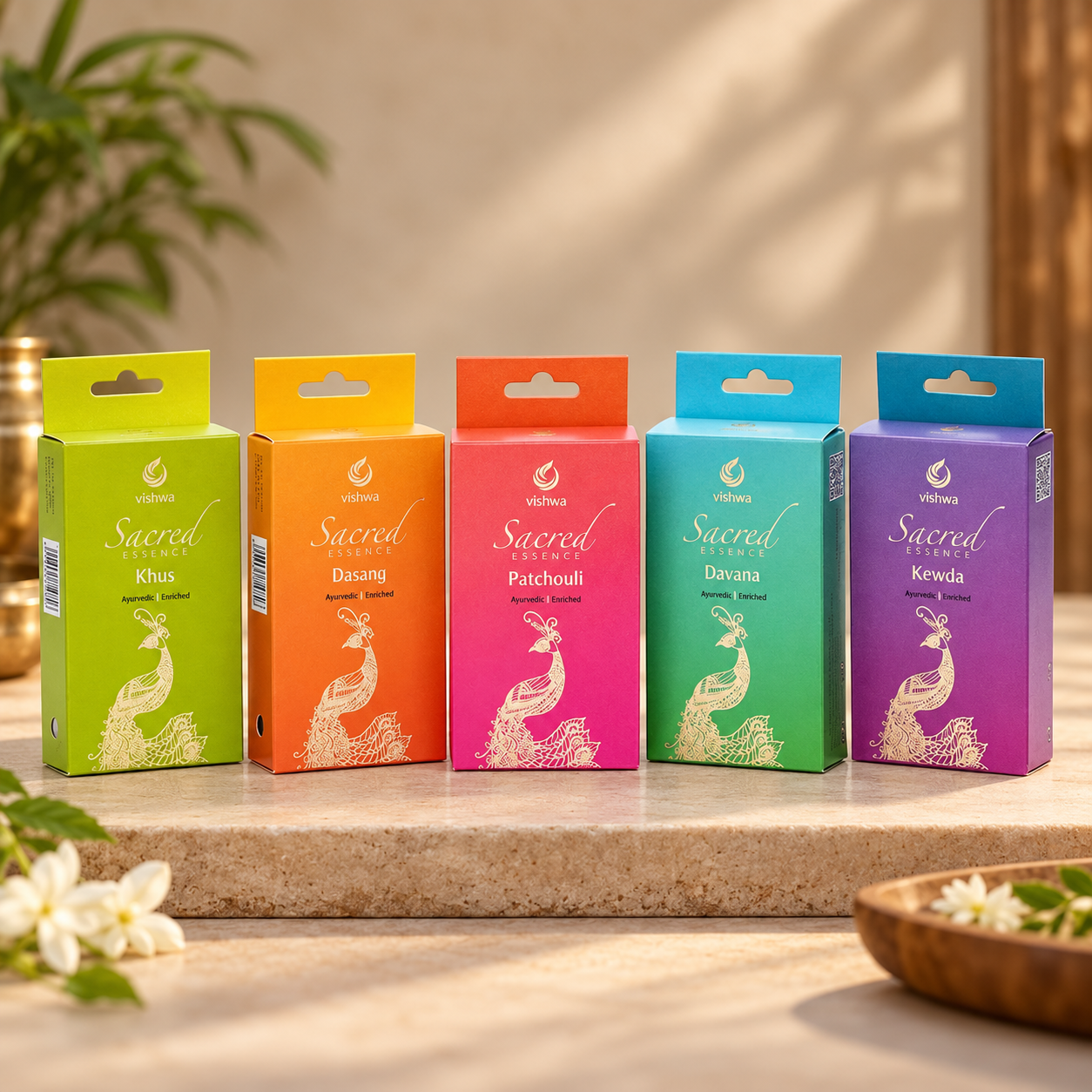 Sacred Essence Kewda Incense Cones 5