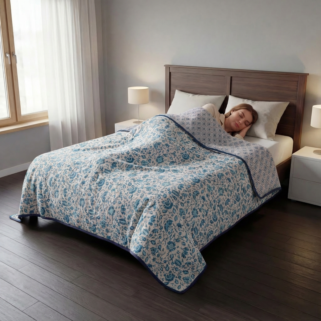 Indigo Garden Dohar (Double) 2