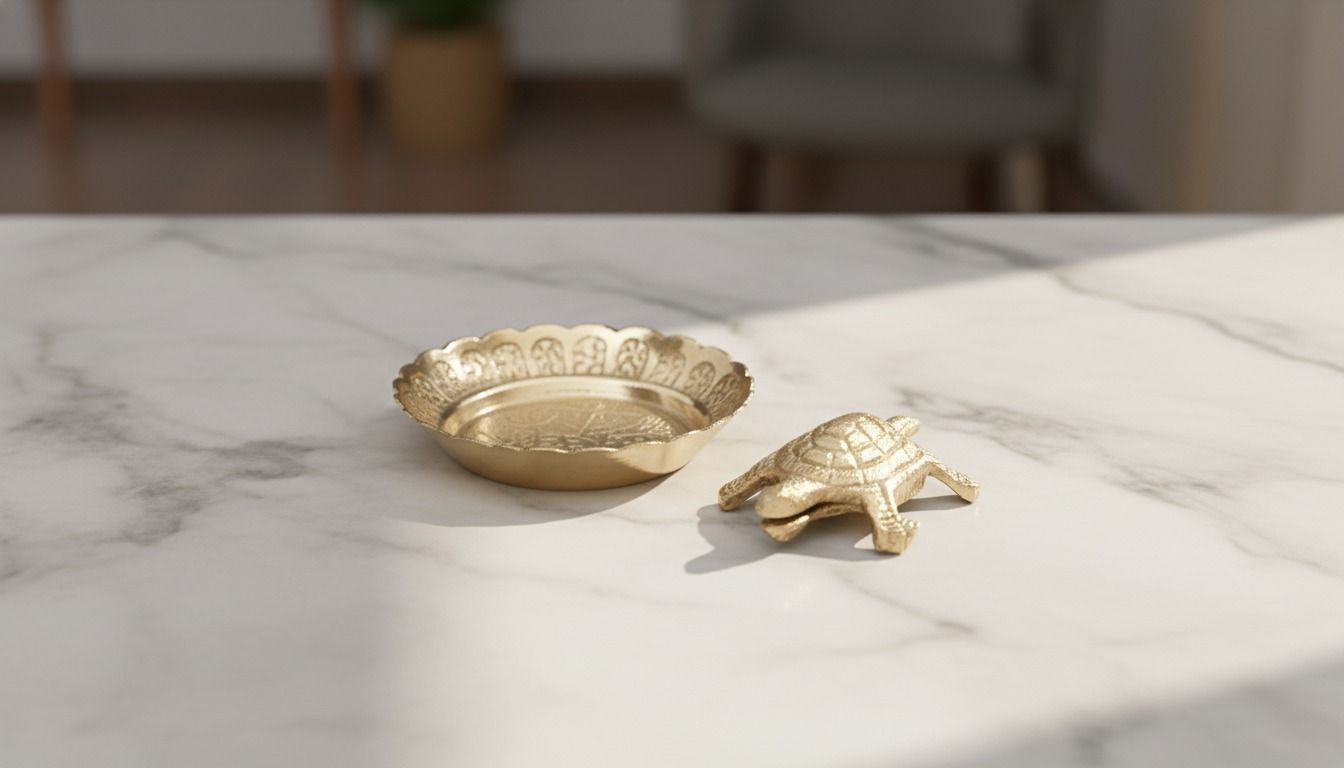 Brass Tortoise Plate (Kurma Vastu Yantra) 4