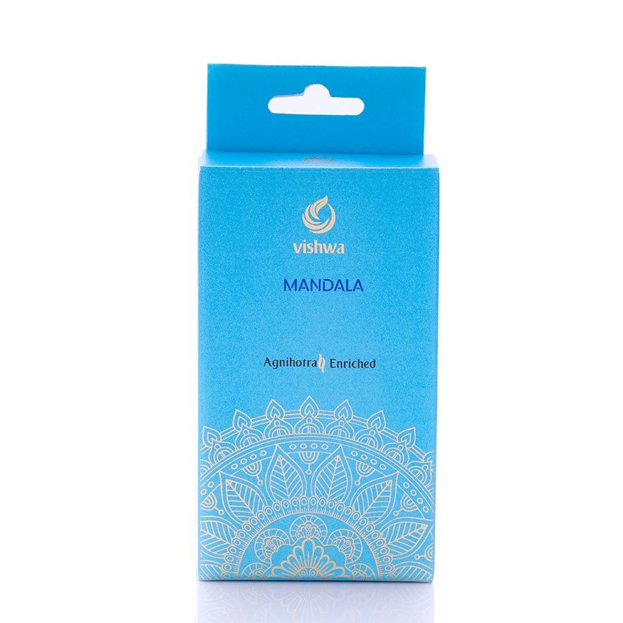 Mandala Incense Cones - Sky Blue 2