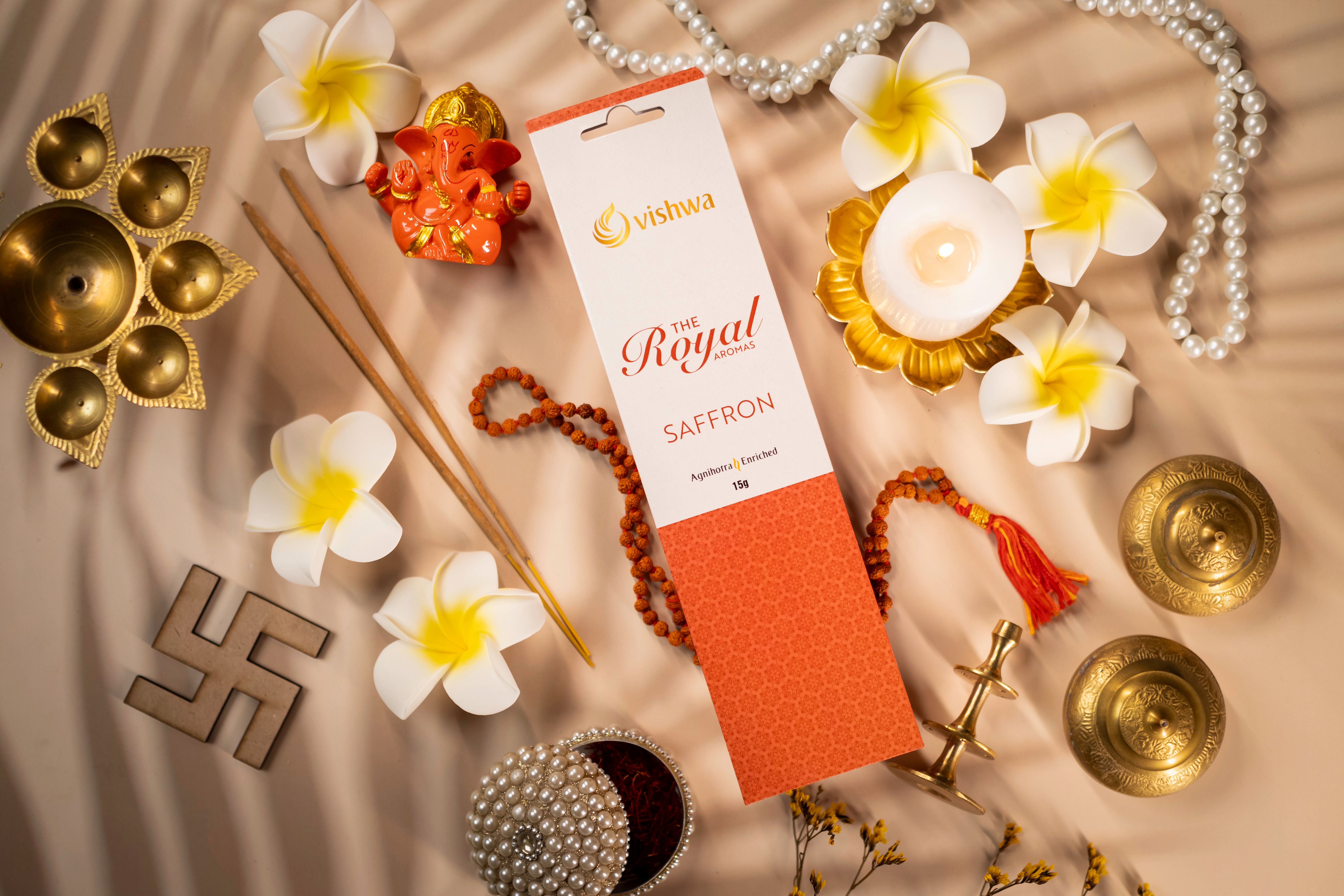 Premium Incense Sticks - Saffron 2