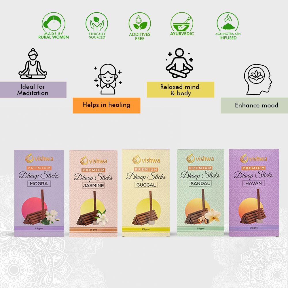 Assorted Dhoop Sticks Bundle - All 5 3