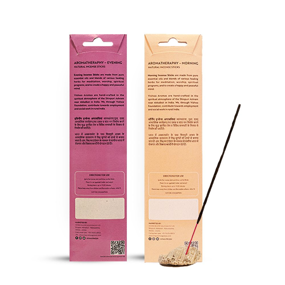 Premium Incense Sticks Bundle - Aromatherapy - (Morning + Evening) 4