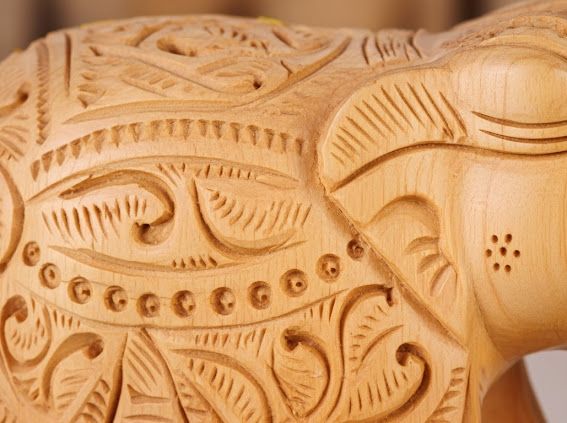 Handcrafted Wooden Elephant  3