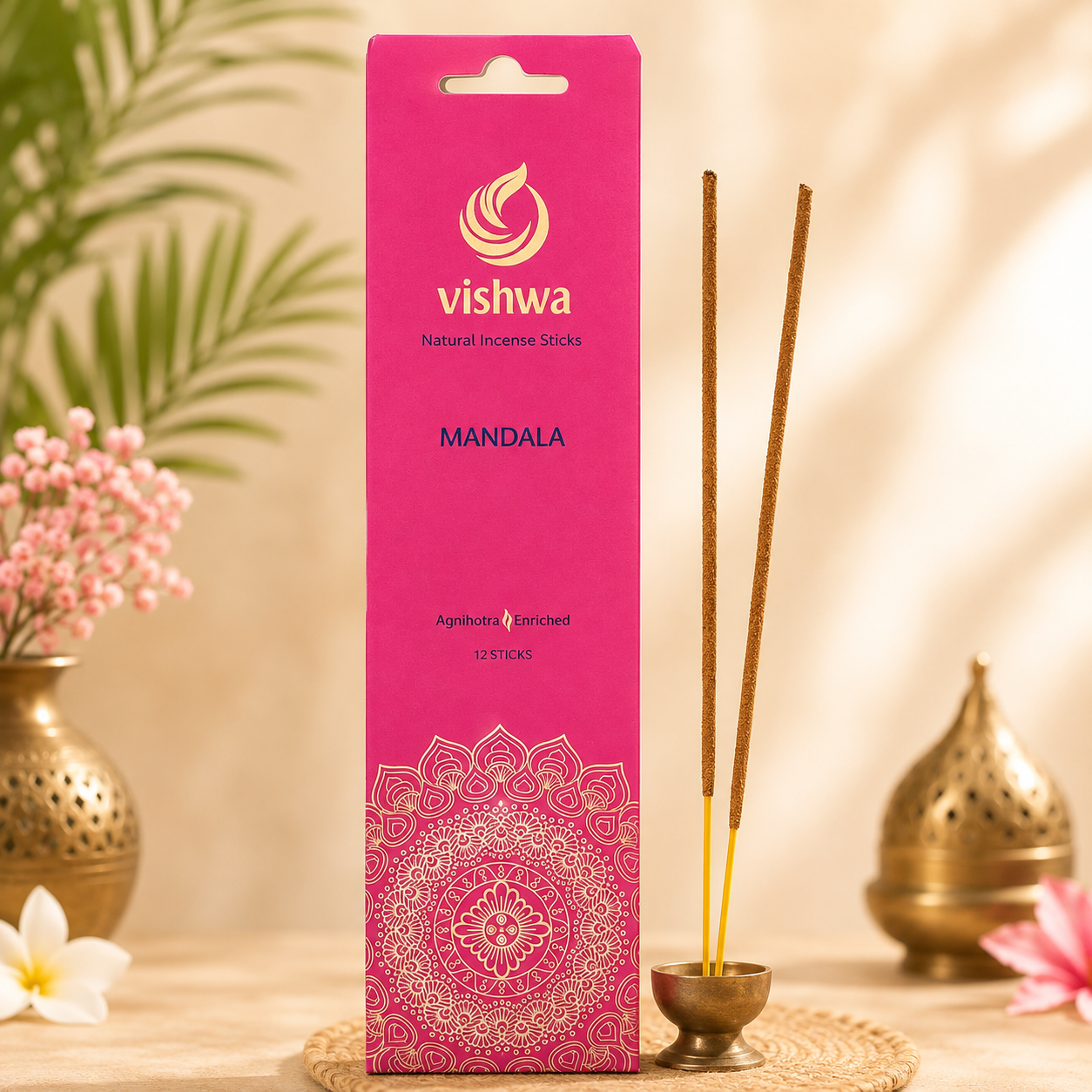Mandala Incense Sticks - Pink 