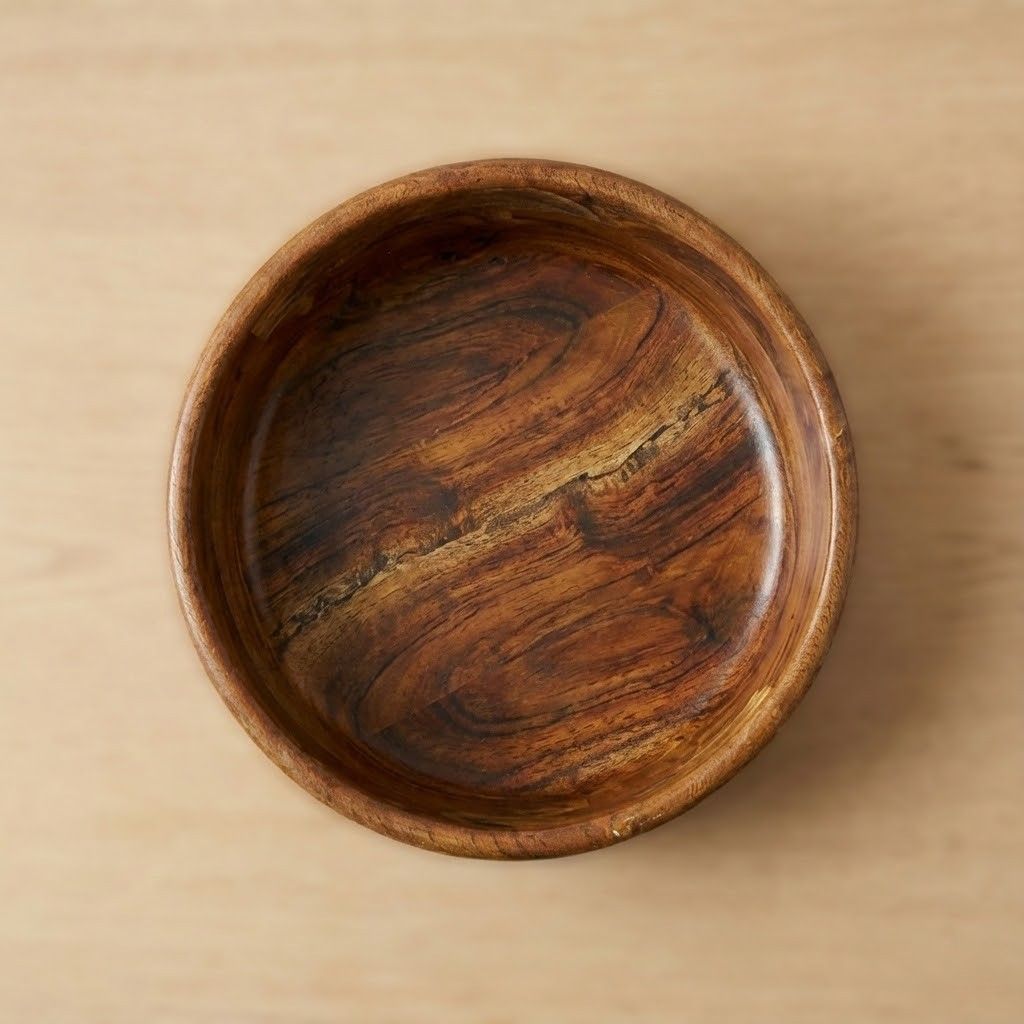  Handcrafted Wooden Salad & Serving Bowl 4
