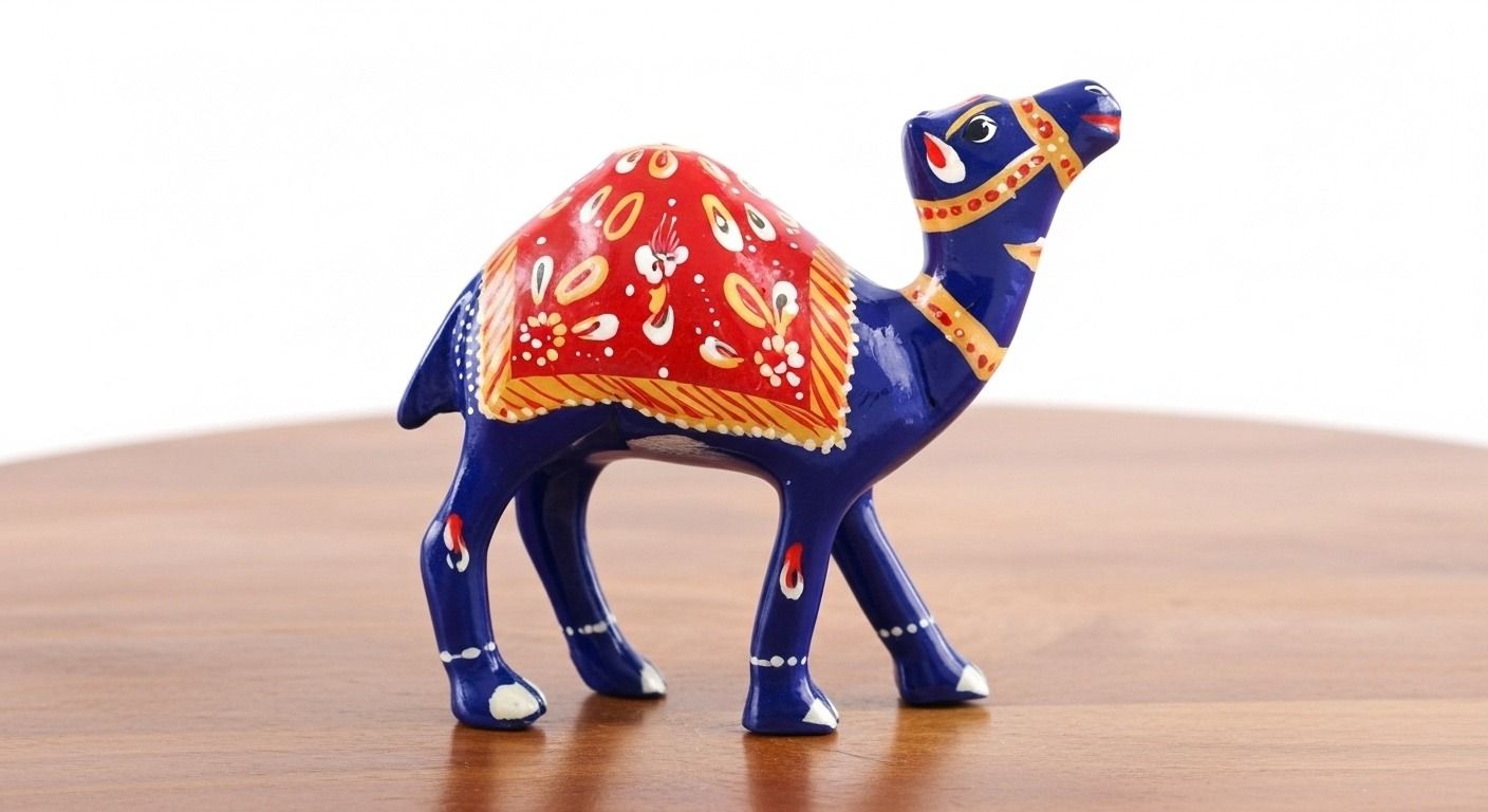 Meenakari Camel Decor Showpiece 2