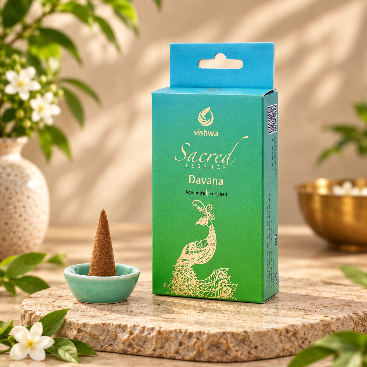 Sacred Essence Davana Incense Cones