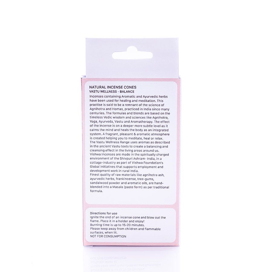 Vastu Wellness Incense Cone - Balance  3