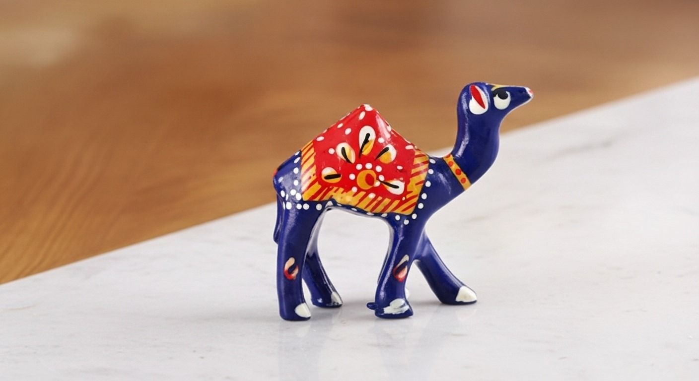 Meenakari Camel Decor Showpiece 2