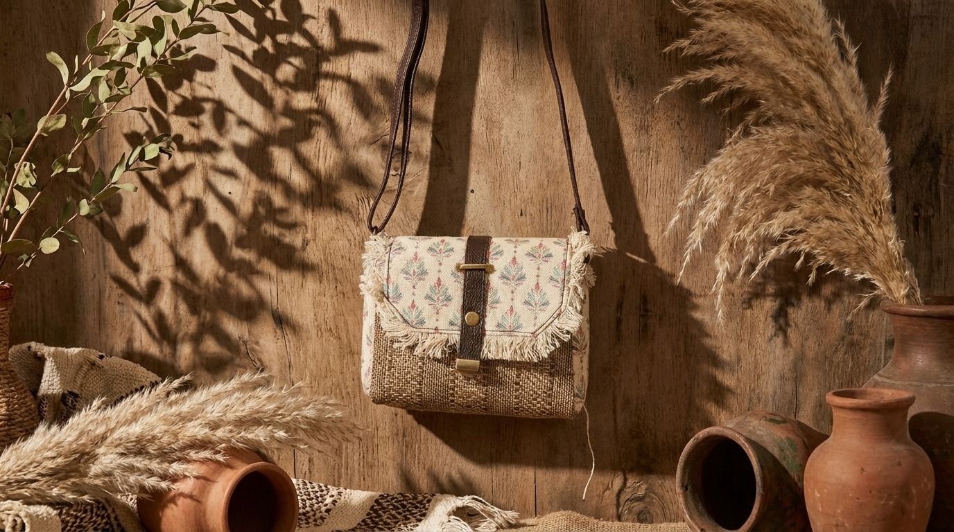 Meadow Weave Handcrafted Bag 2