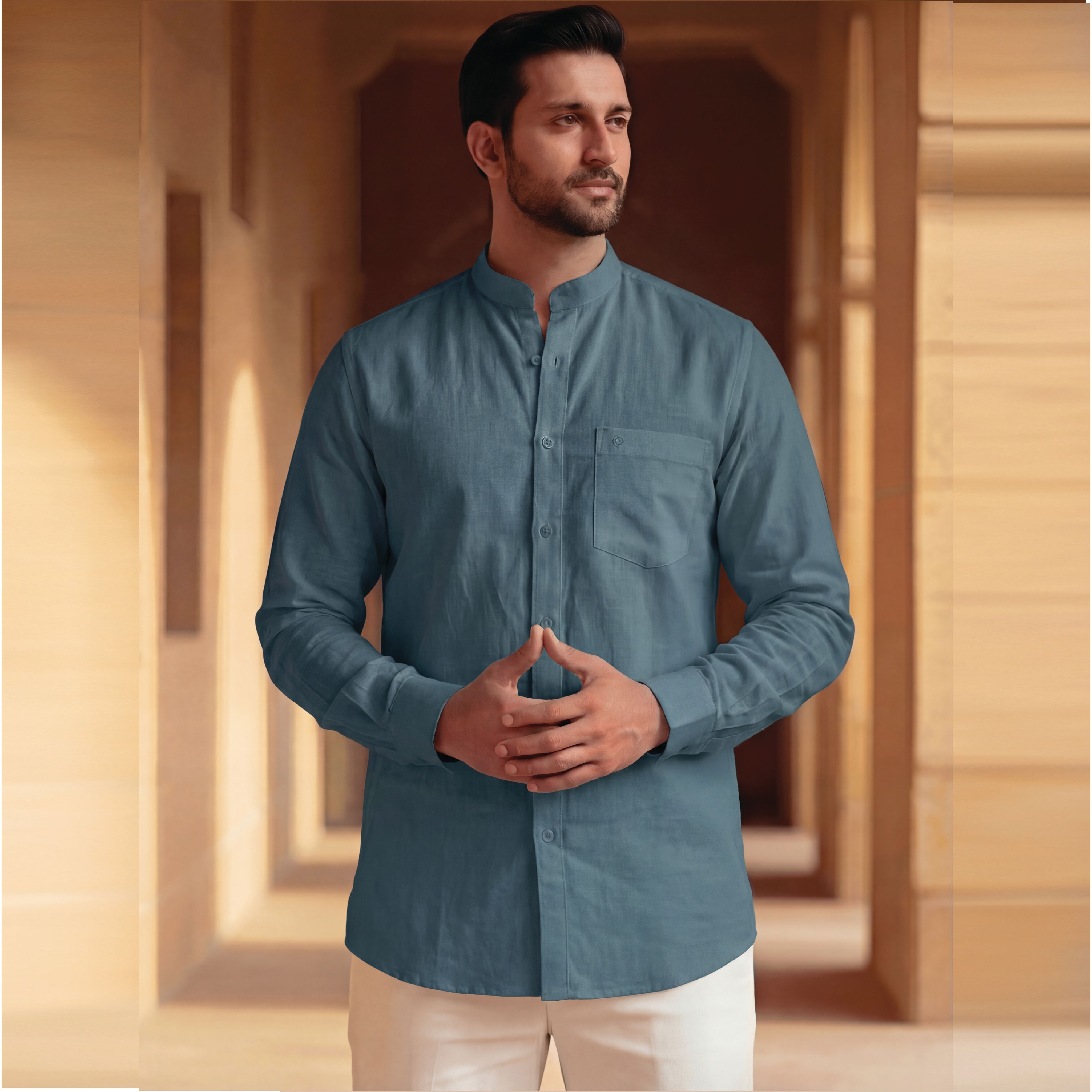 Blue - Men's Shirt 2