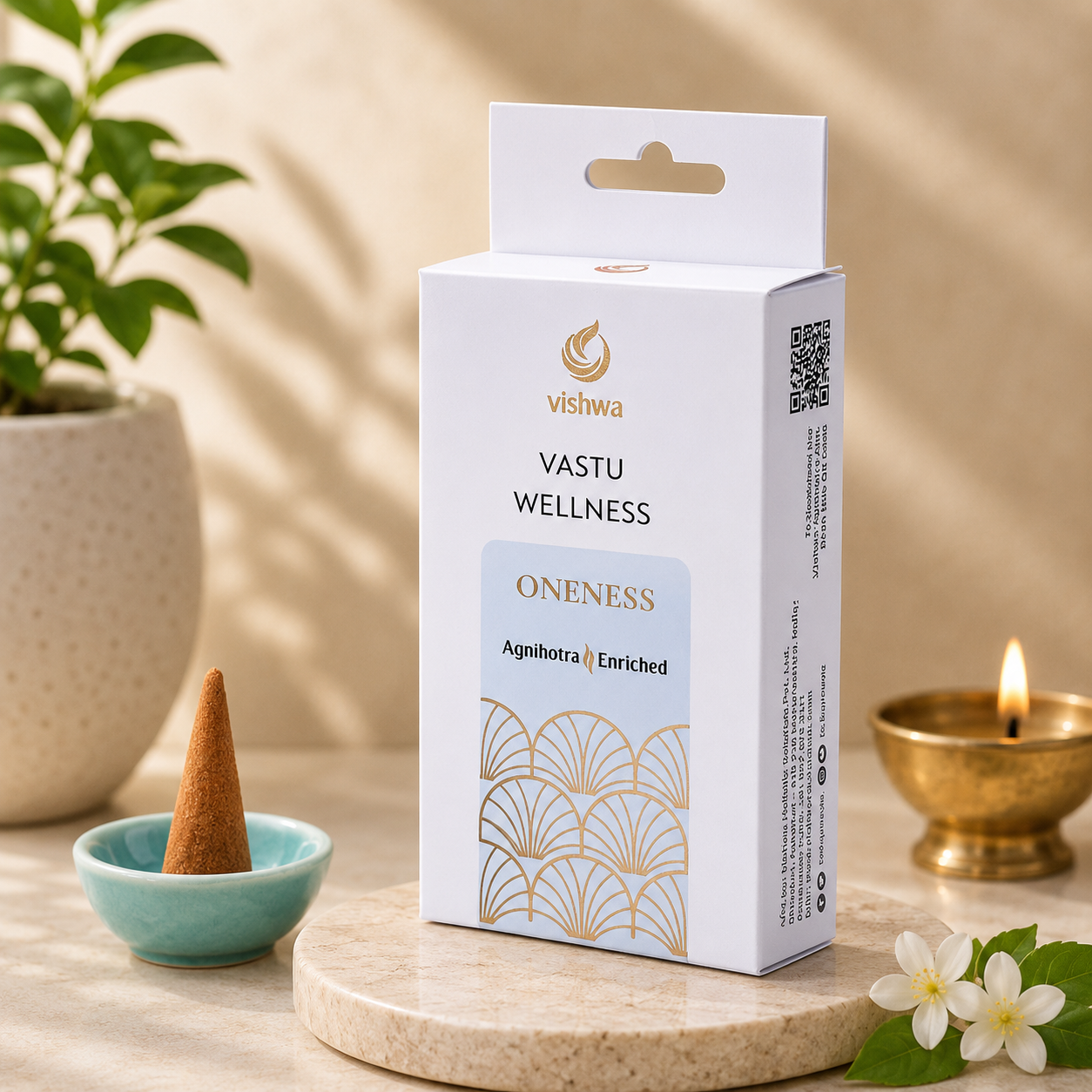 Vastu Wellness Incense Cones - Oneness 