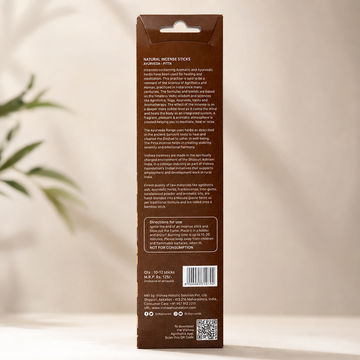 Ayurveda Incense Sticks- Pitta 2