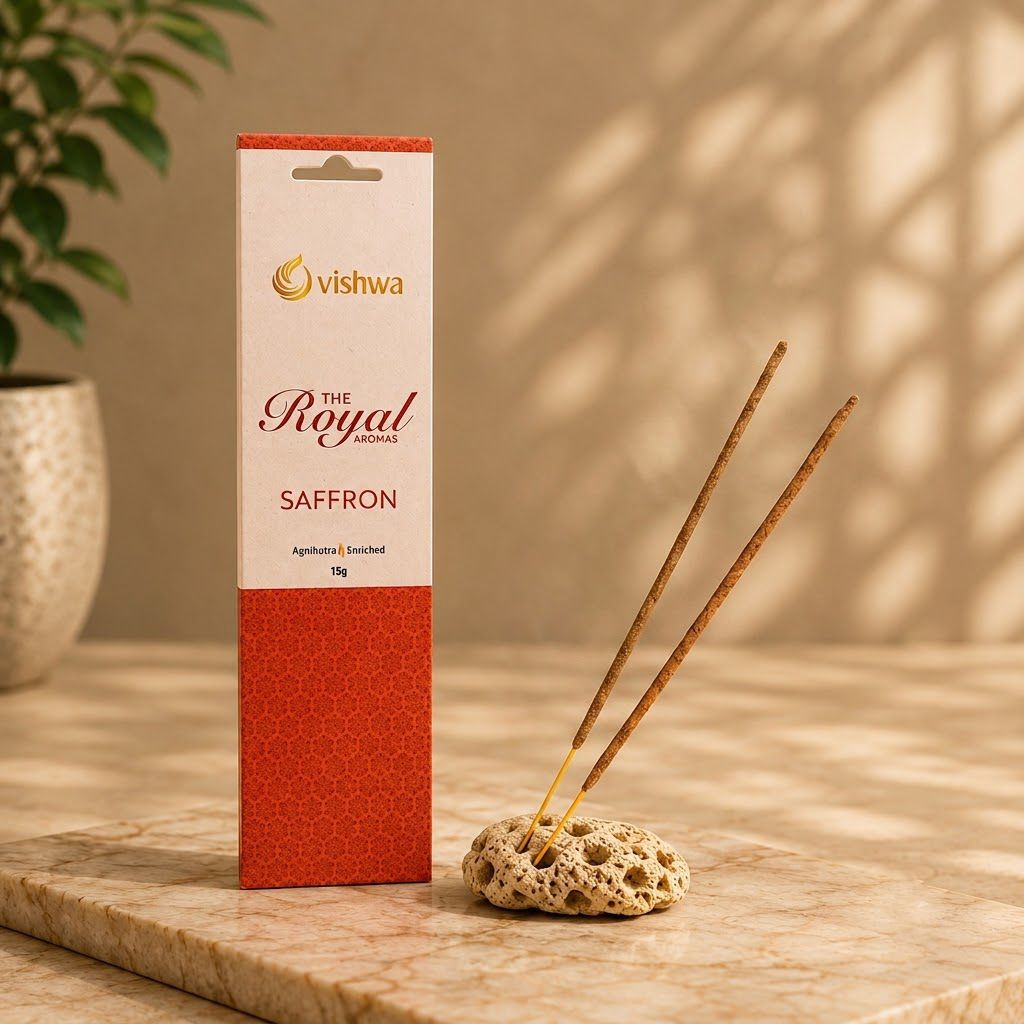Royal Aromas Incense Sticks - Saffron 4