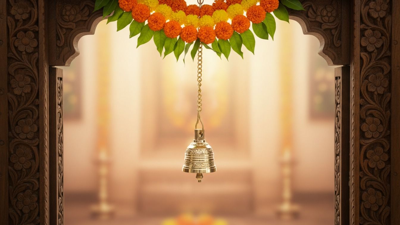 Brass Hanging Temple bell ( Ghanti) 4