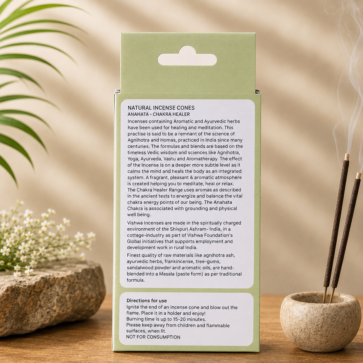 Chakra Healer Incense Cones - Anahata 2