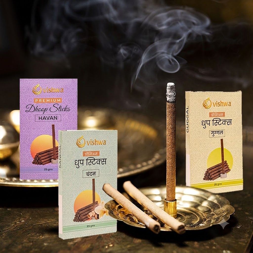 Dhoop Sticks Bundle - Prayer - ( Guggal + Sandal + Havan )