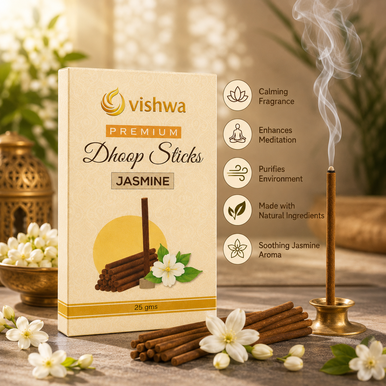 Dhoop Sticks - Jasmine 4
