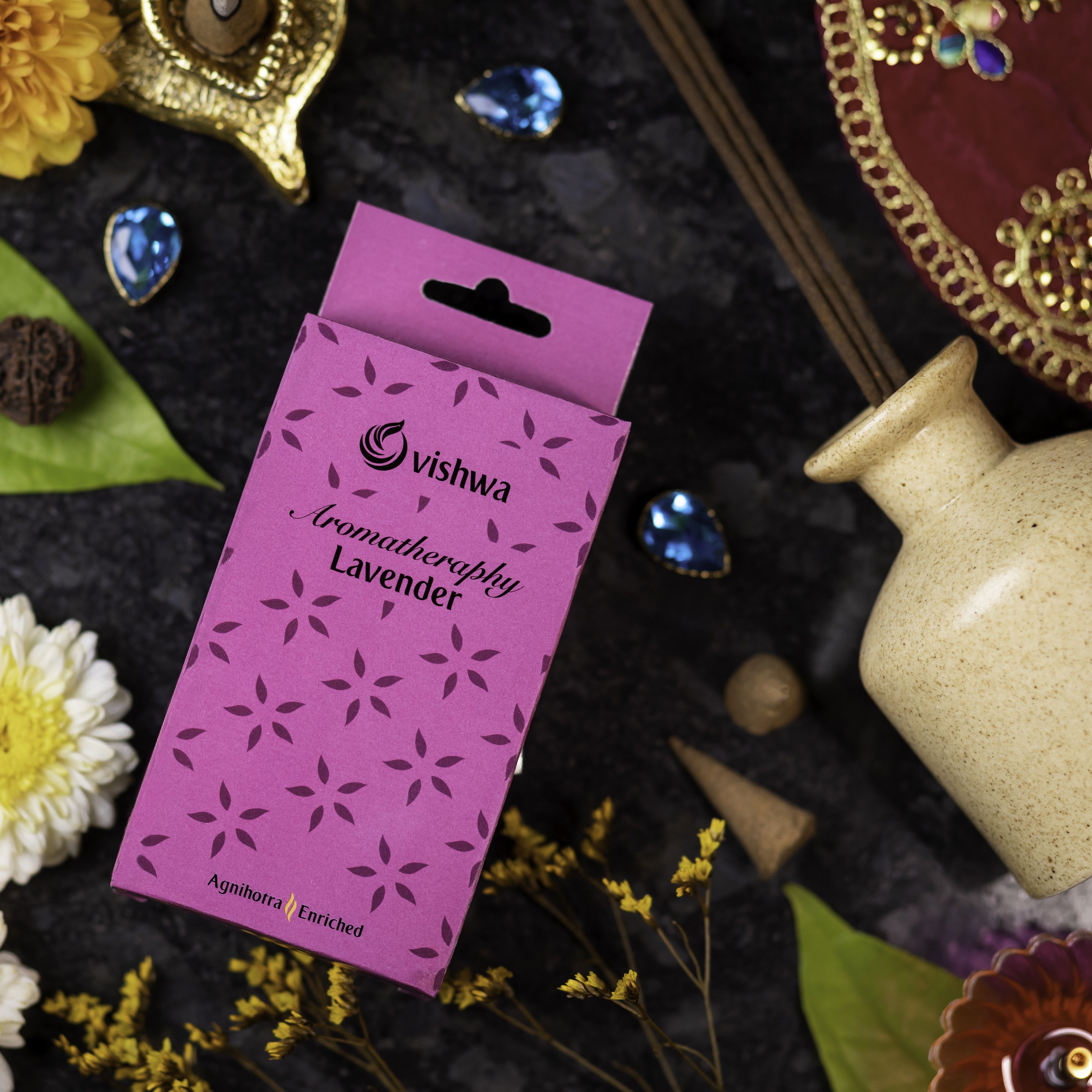 Aromatherapy Incense Cone - Lavender  7