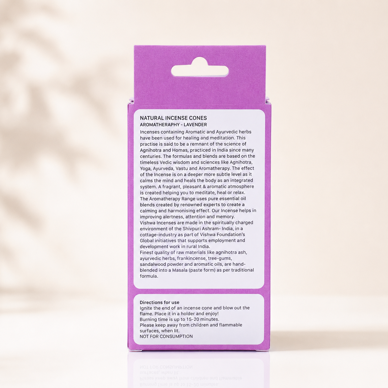 Aromatherapy Incense Cones - Lavender  2