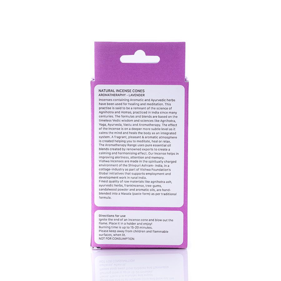 Aromatherapy Incense Cone - Lavender  3