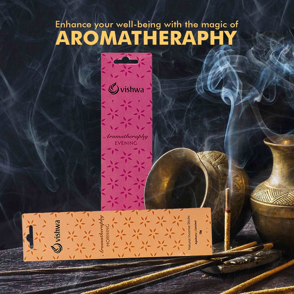 Premium Incense Sticks Bundle - Aromatherapy - (Morning + Evening) 3