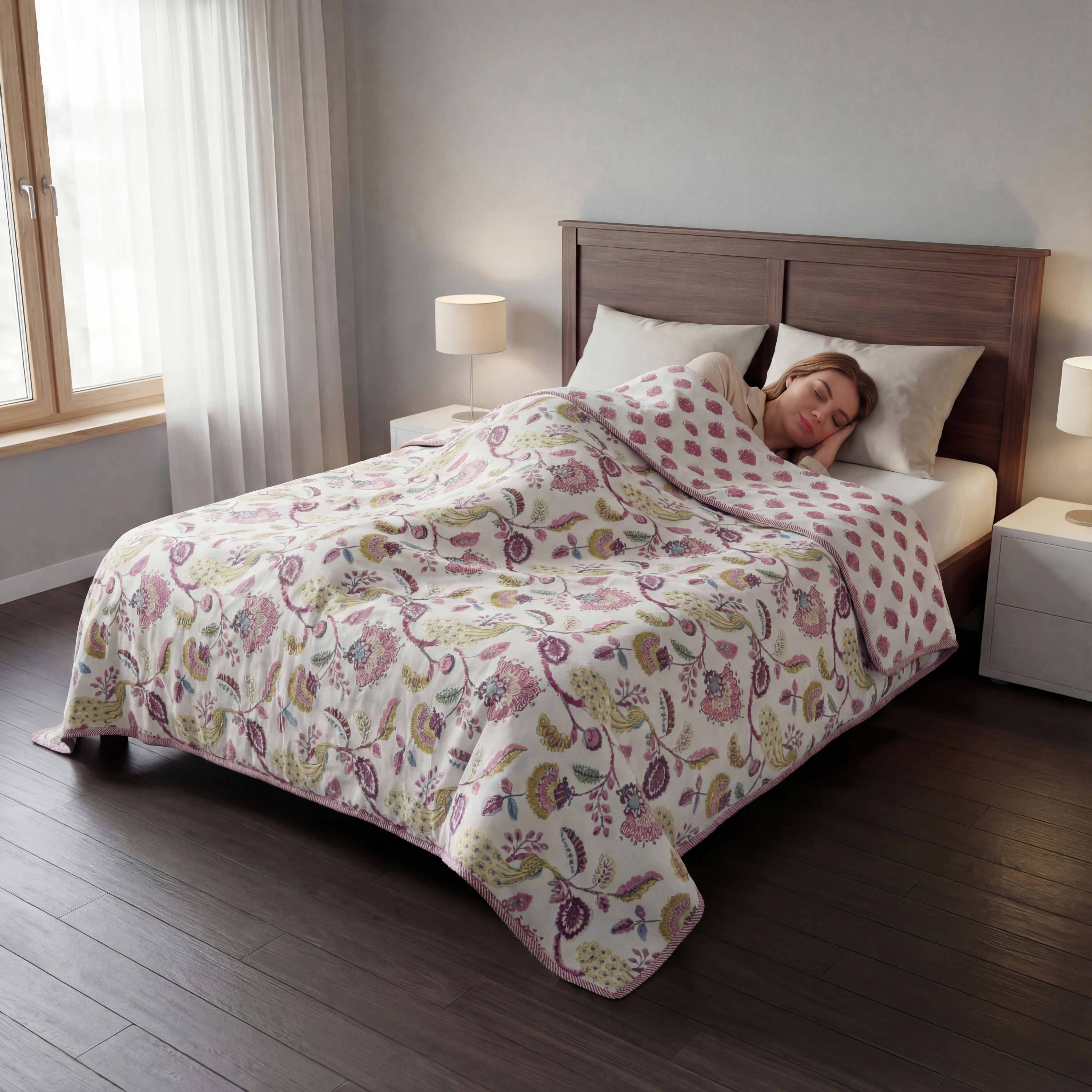 Floral Harmony Dohar (Double) 3