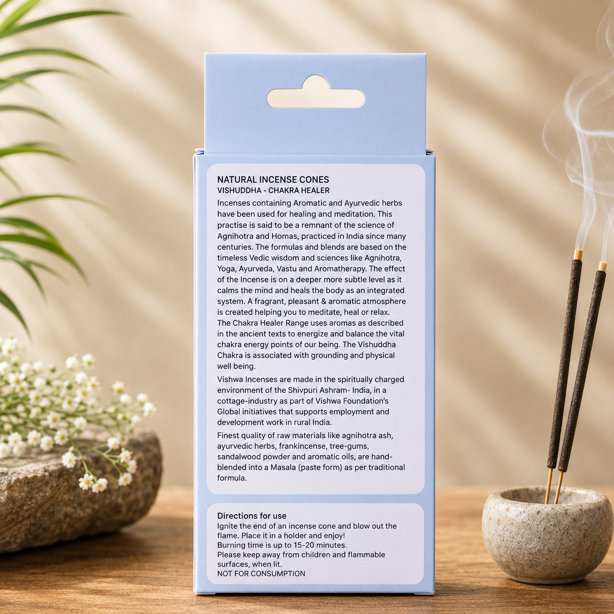 Chakra Healer Incense Cones - Vishuddha 2