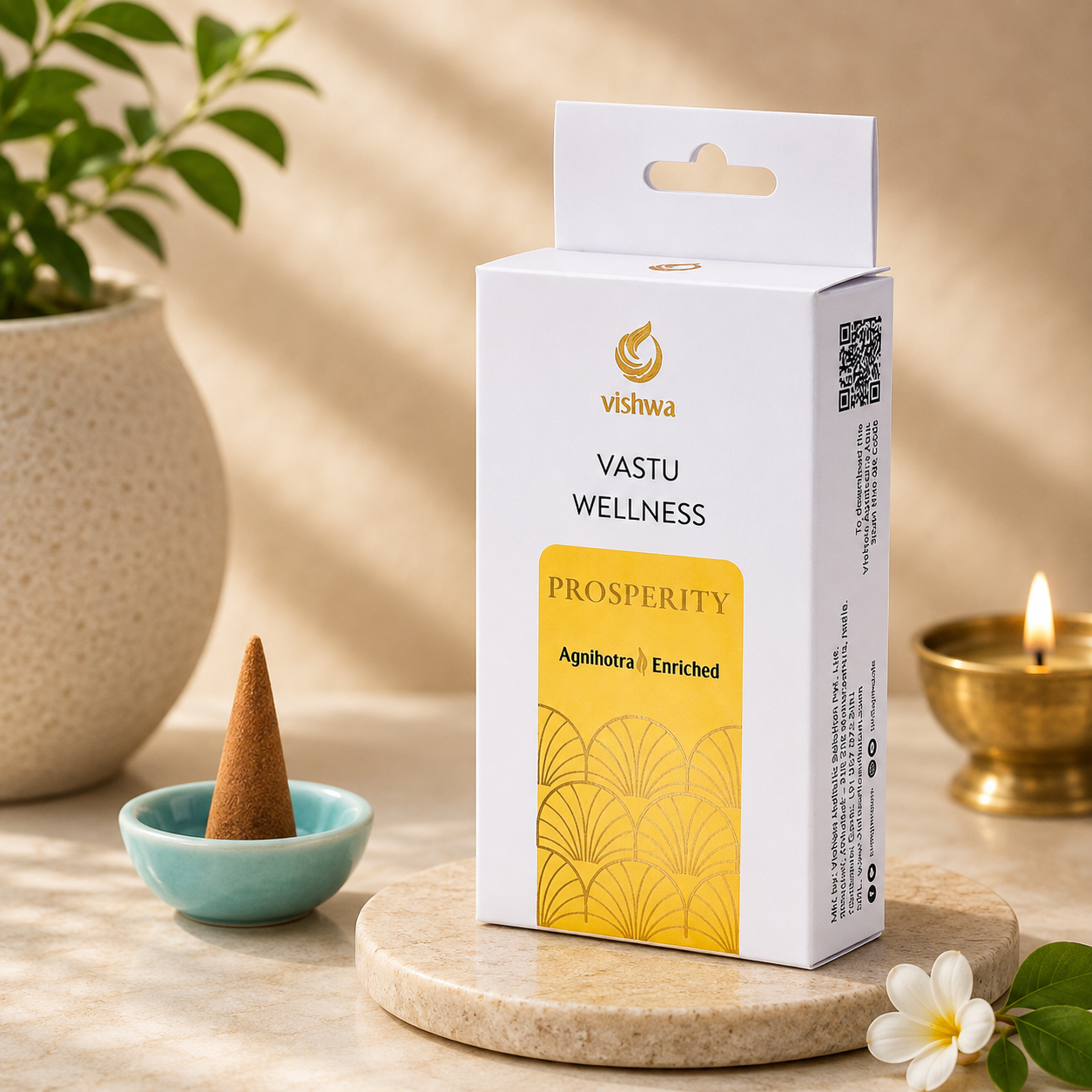Vastu Wellness Incense Cones - Prosperity 