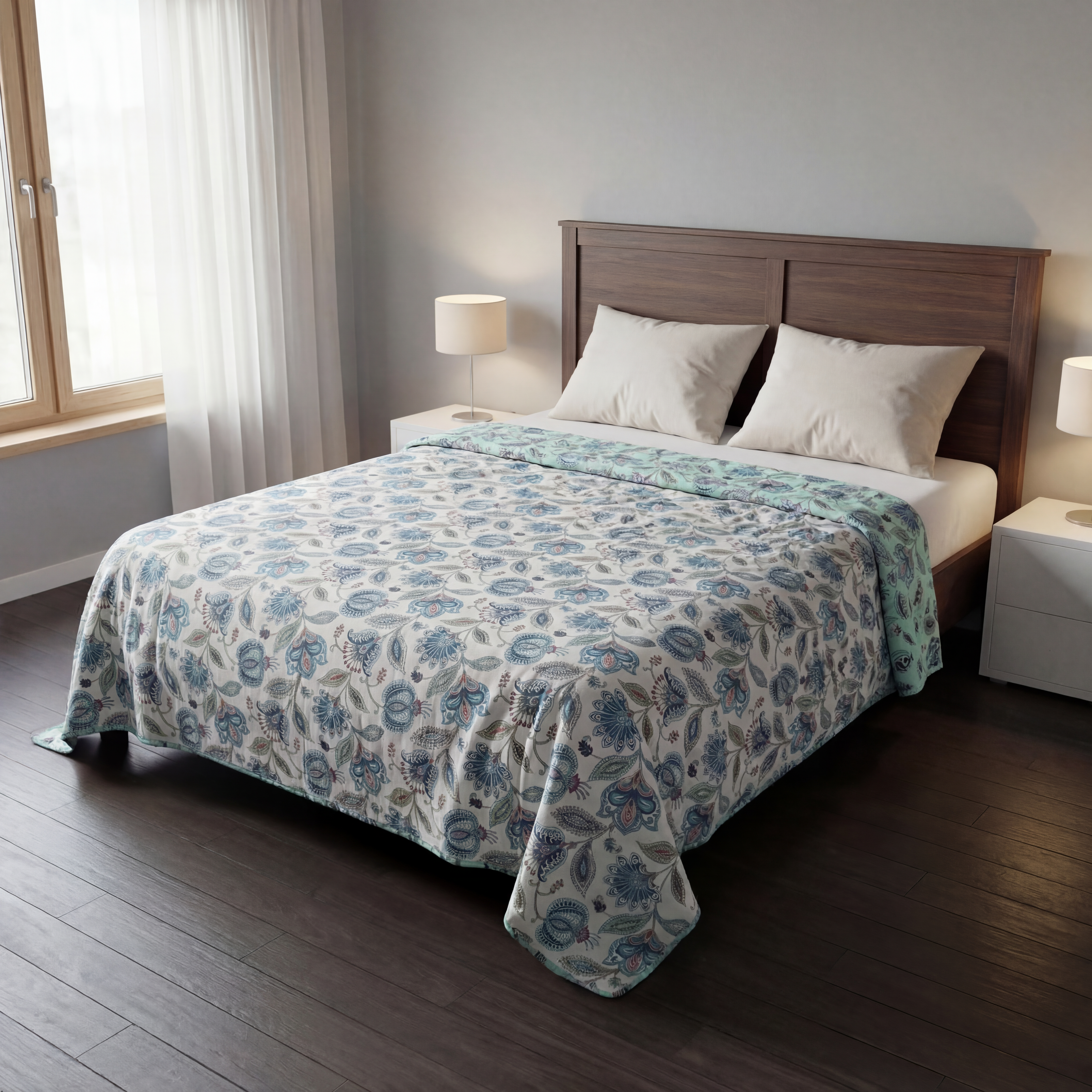 Azure Bloom Dohar (Double) 4