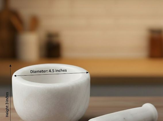 White Marble Khalbatta ( Mortar & Pestle ) 4