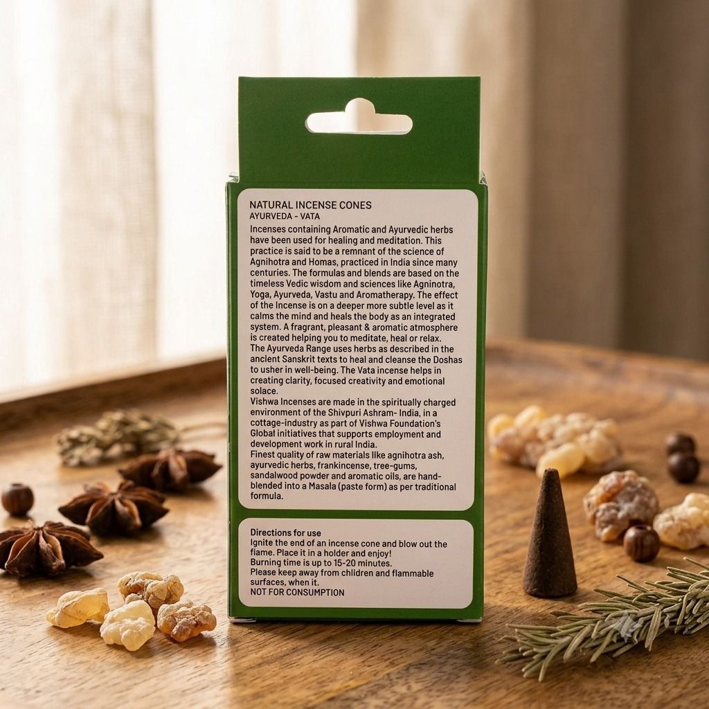 Ayurveda Incense Cones - Vata 2