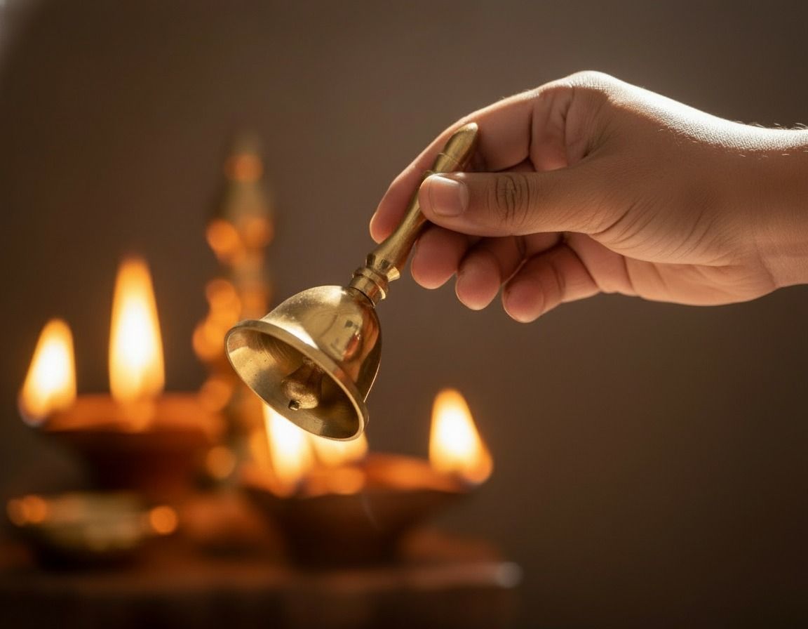 The Harmony Brass Prayer Bell (5 inches) 2