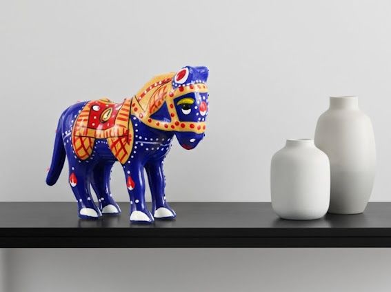 Meenakari Horse Decor Showpiece ( 2 inches )