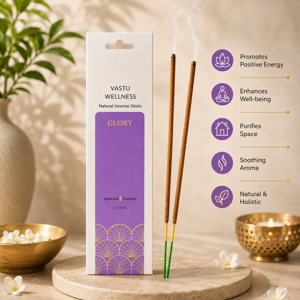 Vastu Wellness Incense Sticks - Glory 3