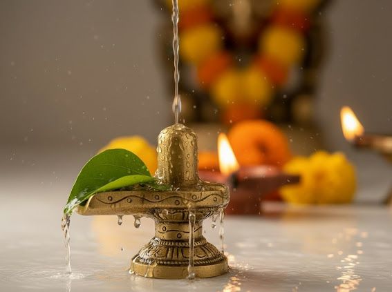 Brass Shivling ( large) 2